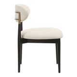 Moxie Armless Dining Chair (Set of 2) Black / Off White - Black / White by Uttermost - View 5