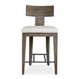 Cellini Outdoor Counter Stool - Dark Brown / White by Uttermost - View 1