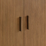 Mebarak Reeded 2 Door Cabinet Bronze,White,Woodtone - Light Brown / White by Uttermost - View 11