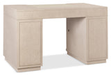 Knee-Hole Desk Polished Limestone - Beige by Hooker Furniture - View 5