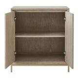 Alessia 2 Door Cabinet - Light Brown by Uttermost - View 6