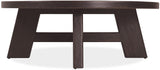 Driftwood Round Coffee Table Burnt Timber - Black by Hooker Furniture - View 3
