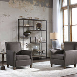 Sherwin Industrial Etagere - Light Brown / Black by Uttermost - View 2