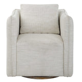 Corben Swivel Armchair - Silver by Uttermost - View 1