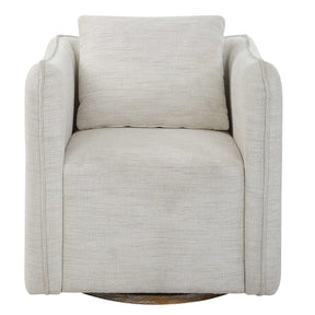 Corben Swivel Armchair - Silver by Uttermost - View 1