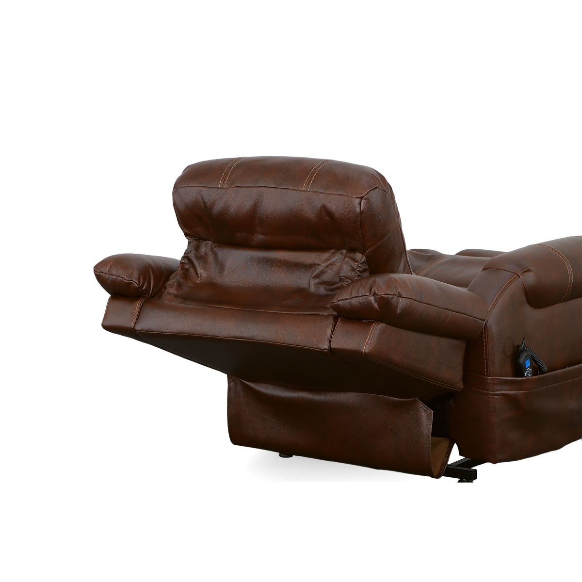Oscar Power Lift Recliner With Right-Hand Control & Power Headrest - Pumpernickel | Flexsteel