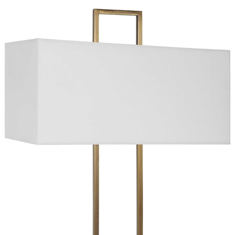 Column White Marble Table Lamp by Uttermost - View 5
