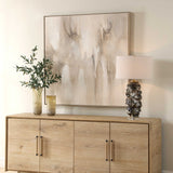 Embark Hand Painted Abstract Canvas Black / Brown / Gray / Woodtone - Light Brown by Uttermost - View 3