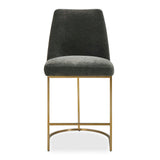 Hanni Counter Stool Charcoal - Dark Gray by Uttermost - View 1