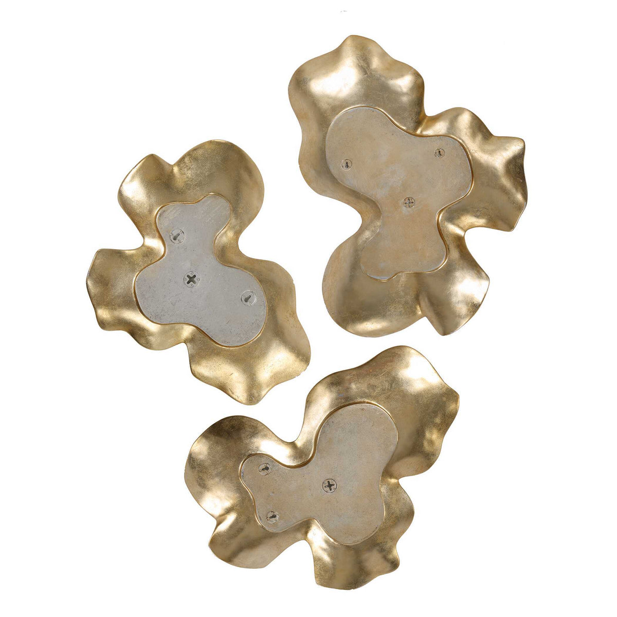 Lumina Wall Decor (Set of 3) - Gold by Uttermost - View 8