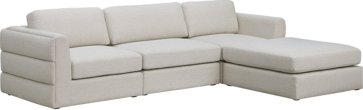 Beckham - Modular Sectional 4 Piece - Beige | Home Elegance USA