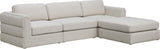 Beckham - Modular Sectional 4 Piece - Beige | Home Elegance USA