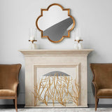Lourosa Mirror - Gold / Silver by Uttermost - View 4