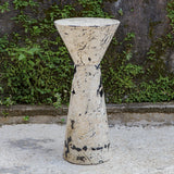 Lenora Stone Drink Table - Black / White by Uttermost - View 2