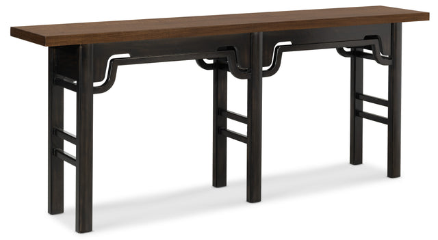 Archives Console Table - Dark Brown by Hooker Furniture - View 1