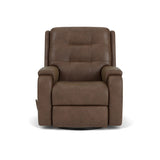 Arlo Transitional Fabric Swivel Gliding Recliner | Flexsteel