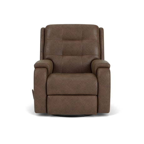Arlo Transitional Fabric Swivel Gliding Recliner | Flexsteel