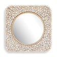 Merak Teak Mosaic Mirror Woodtone - Light Brown by Uttermost - View 1