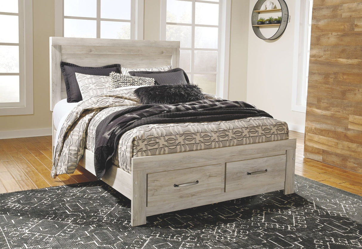 Bellaby - Dresser, Mirror, Platform Bed With Storage Drawers Set | Ashley | Home Elegance USA