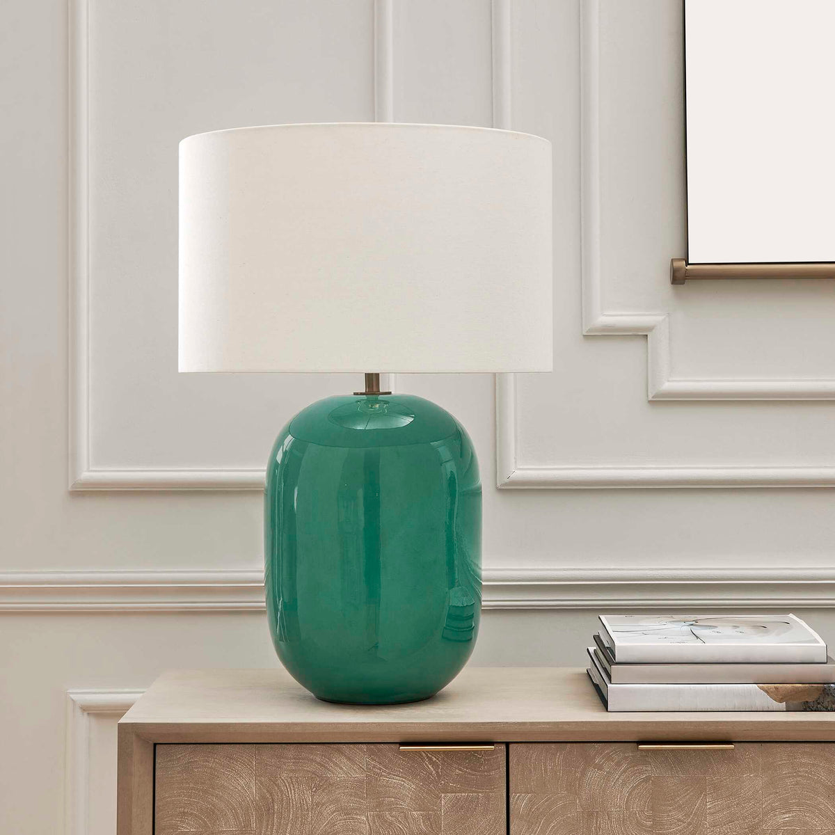 Hollis Table Lamp Teal - Green by Uttermost - View 3