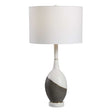 Tanali Modern Table Lamp White & Gray - White / Dark Gray by Uttermost - View 1