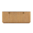 Arik 4 Door Walnut Cabinet Woodtone - Light Brown by Uttermost - View 1