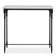 Bourges Marble Console Table - White / Black by Uttermost - View 1