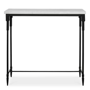 Bourges Marble Console Table - White / Black by Uttermost - View 1