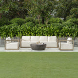 Remsen Outdoor Sofa - White by Uttermost - View 8