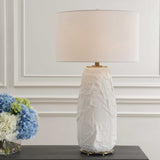 Vida White Table Lamp by Uttermost - View 2