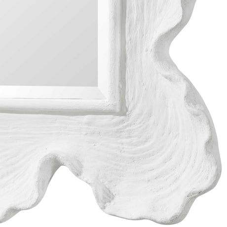 Sea Coral Coastal Mirror - Silver / White by Uttermost - View 7