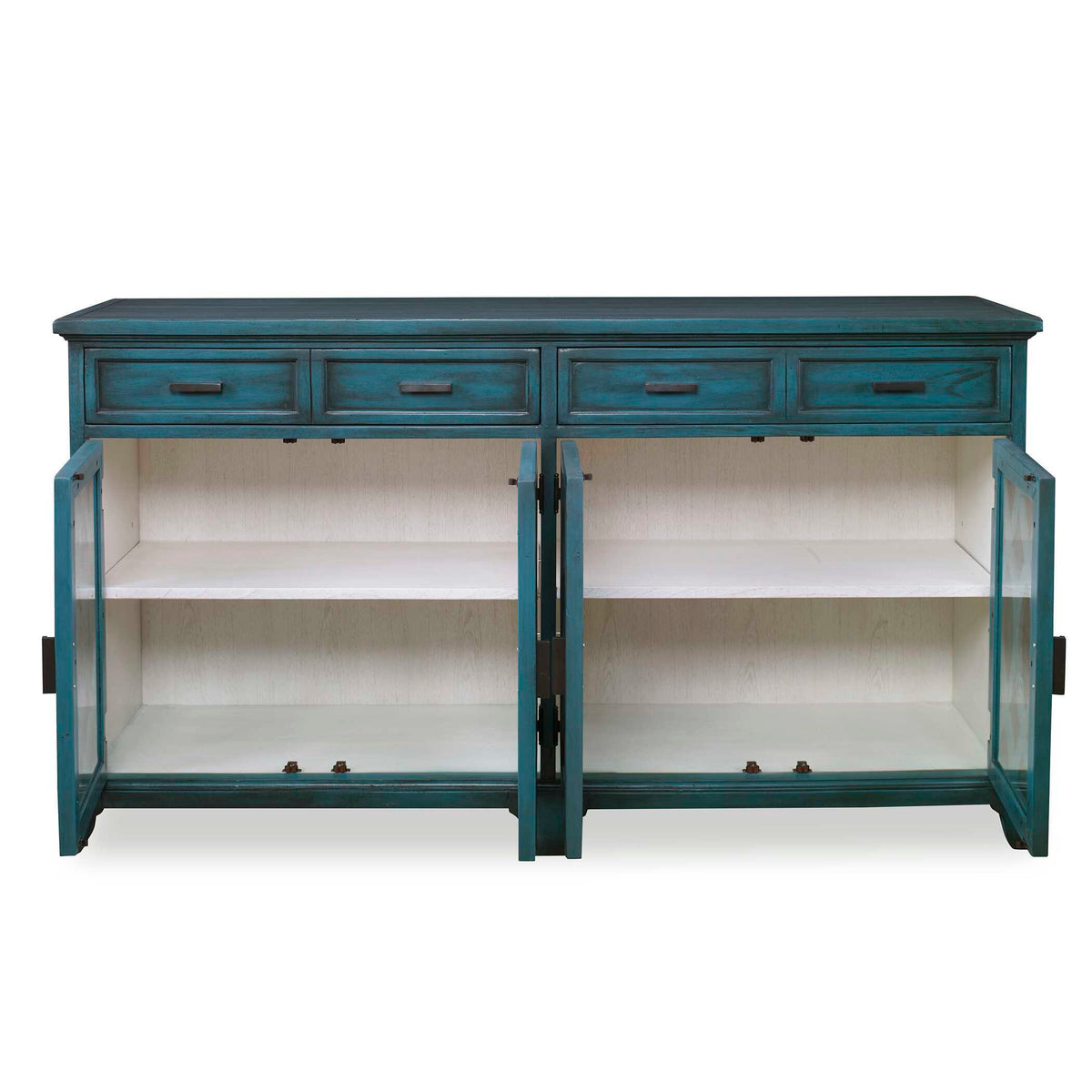 Oksana Wooden Credenza - Green by Uttermost - View 6