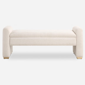 Caliste Bench - White by Uttermost - View 1