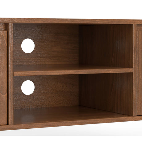 Hunter - TV Media Stand - Walnut Veneer - sold by Home Elegance USA