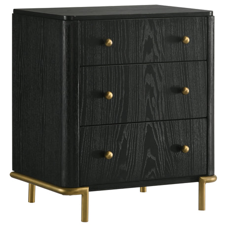 Anser Black and Natural 4-piece Queen Bedroom Set - sold by Home Elegance USA