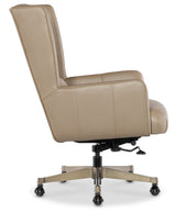 Primrose Executive Swivel Tilt Chair - Beige by Hooker Furniture - View 6