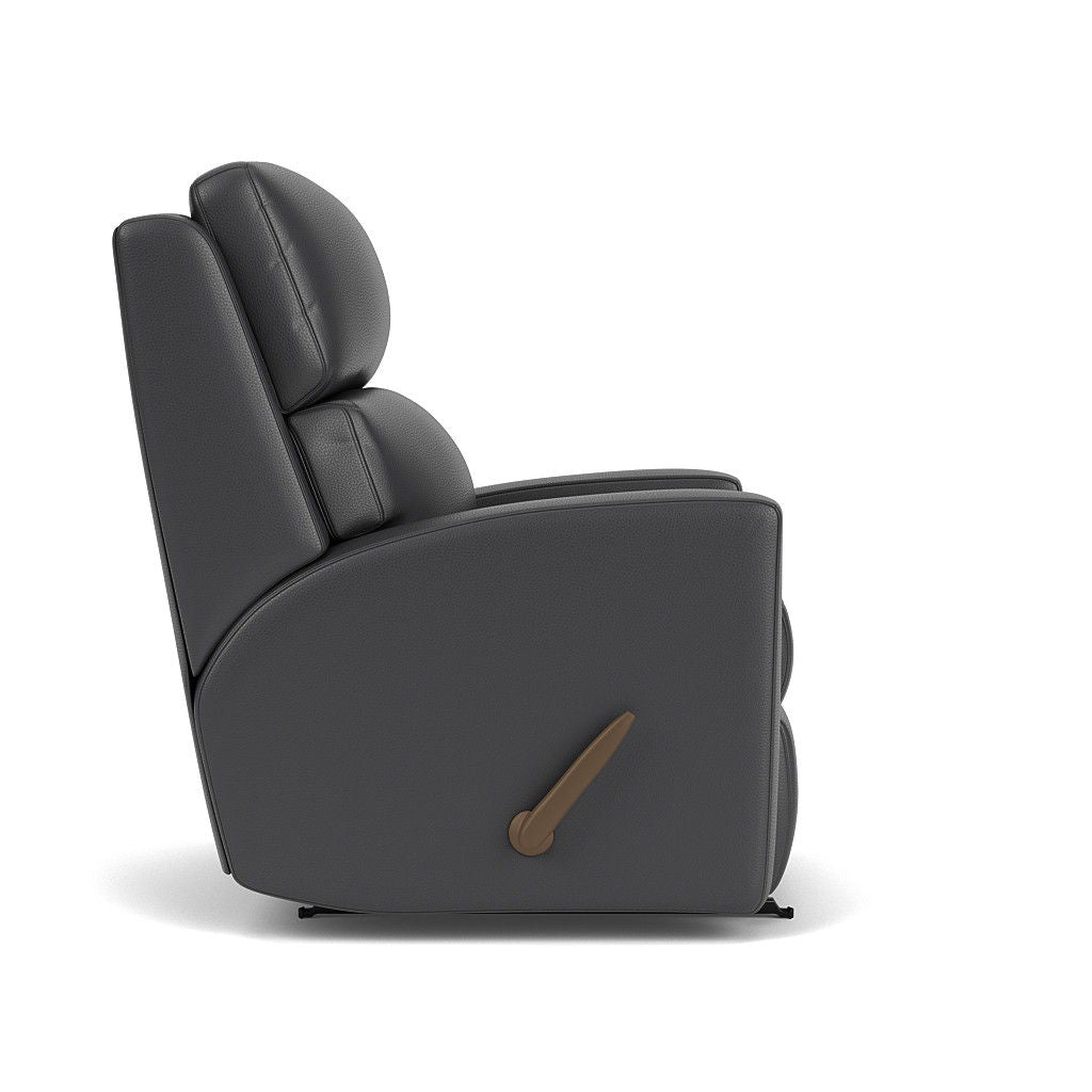 Catalina Transitional Leather Rocking Recliner | Flexsteel