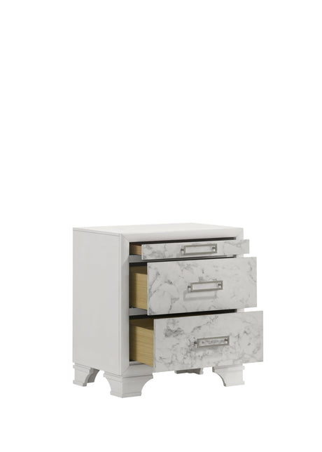 Soul Modern Style Queen 5PC Bedroom Set Made with wood in White(NJ Inventory) - sold by Home Elegance USA