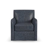 Beckett Transitional Leather Swivel Chair | Flexsteel