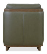 Breeze Accent Chair - Dark Green / Dark Brown by Hooker Furniture - View 5