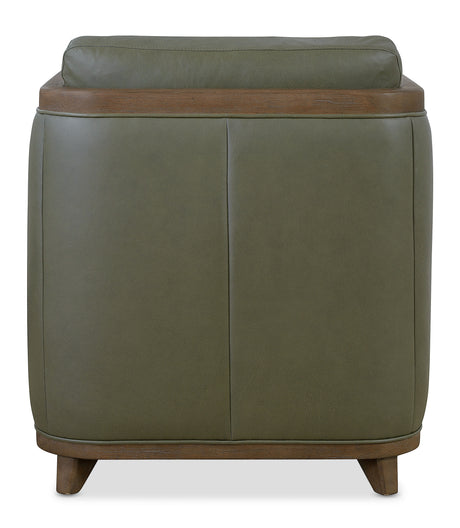 Breeze Accent Chair - Dark Green / Dark Brown by Hooker Furniture - View 5