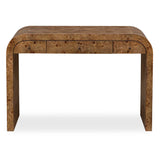 Rocco Mappa Burl Desk Woodtone - Dark Brown by Uttermost - View 2
