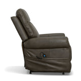Jenkins Power Lift Recliner With Right-Hand Control & Power Headrest - Driftwood | Flexsteel