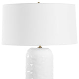 Iona White Glaze Table Lamp by Uttermost - View 5