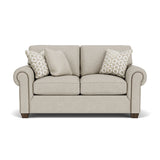 Carson Fabric Loveseat, Nailhead Trim | Flexsteel