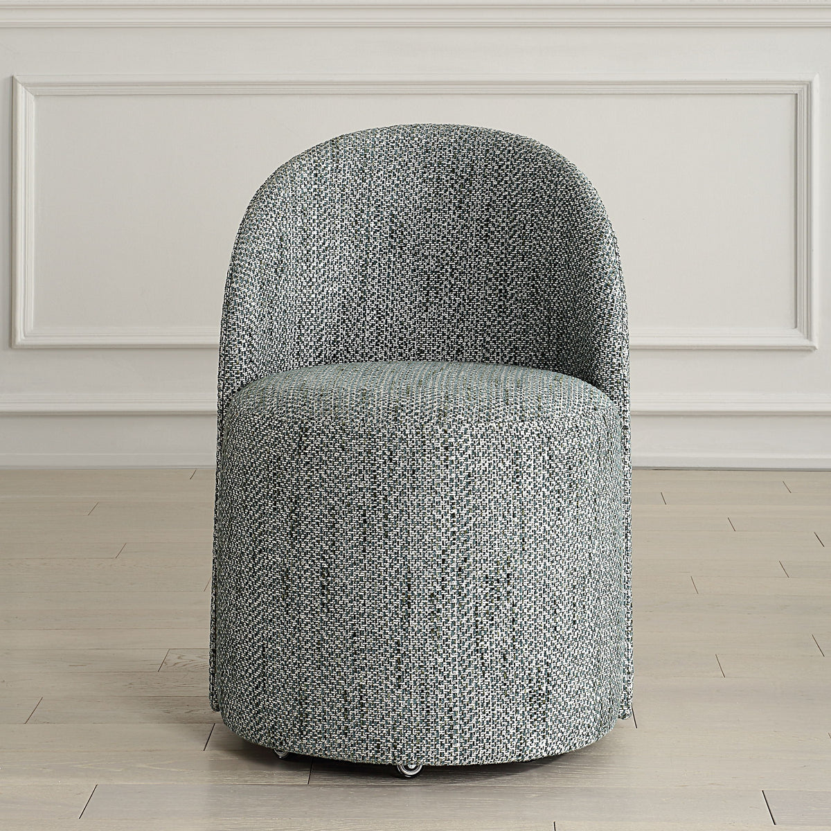 Roll With It Dining Chair Teal - Gray by Uttermost - View 2