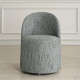 Roll With It Dining Chair Teal - Gray by Uttermost - View 2