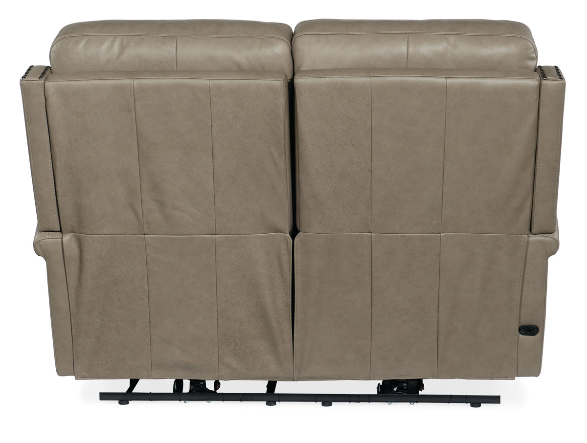 Vaughn Zero Gravity Loveseat With Power Headrest - Gray by Hooker Furniture - View 2