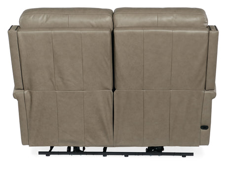Vaughn Zero Gravity Loveseat With Power Headrest - Gray by Hooker Furniture - View 2
