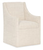 Eleana Castered Arm Chair - Beige by Hooker Furniture - View 1
